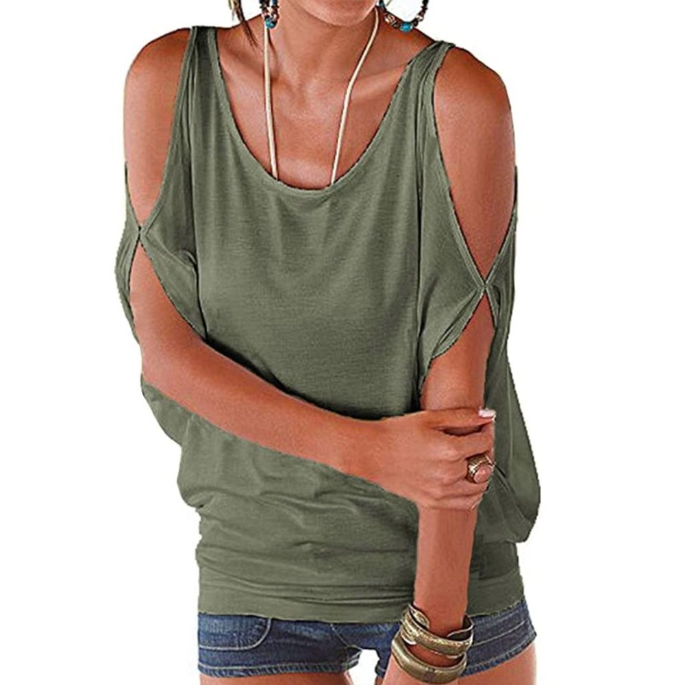 Cold Shoulder Loose Fit Top
